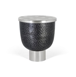 GINER Y COLOMER Table basse ronde avec plateau en aluminium